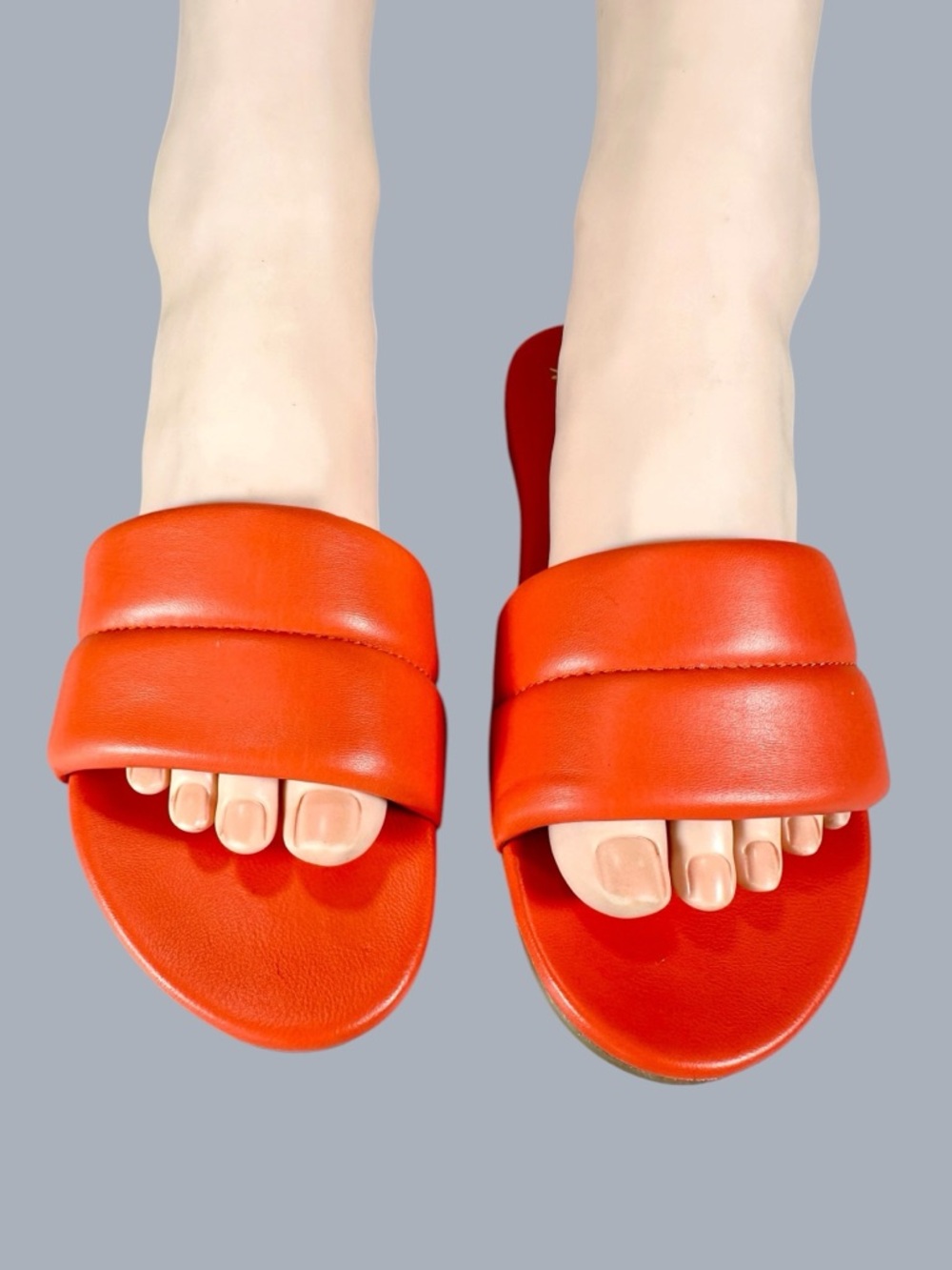 Beek Women’s Sugarbird Slide Sandals in Tangerine - Picture 5 of 13